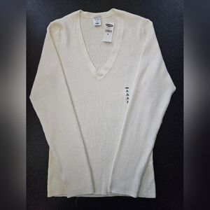NWT - Cotton Blend Stretch Old Navy White Jersey - Size XL